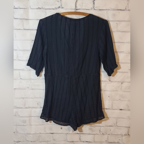 Cotton On Black Eyelet Romper XS - Picture 4 of 5